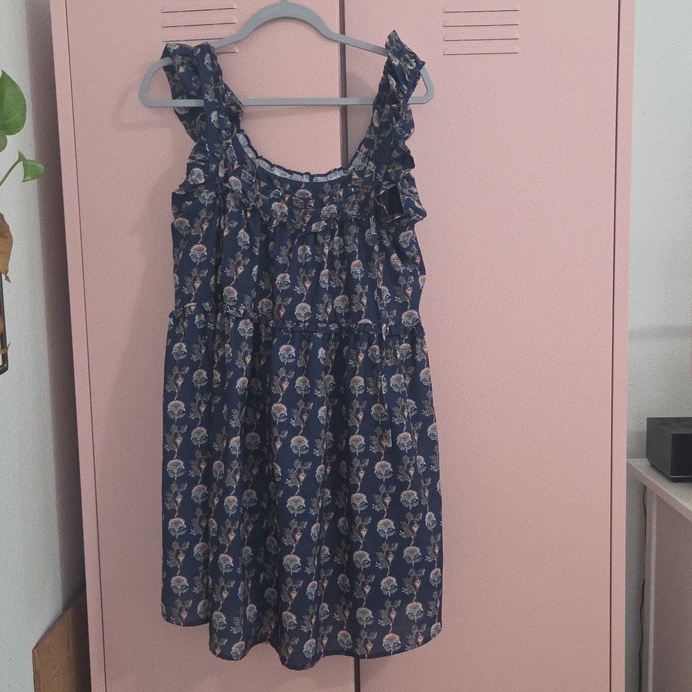 Wish list blue babydoll dress